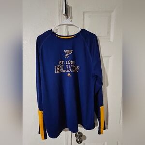 Mens, St. Louis Blues Long Sleeve Shirt